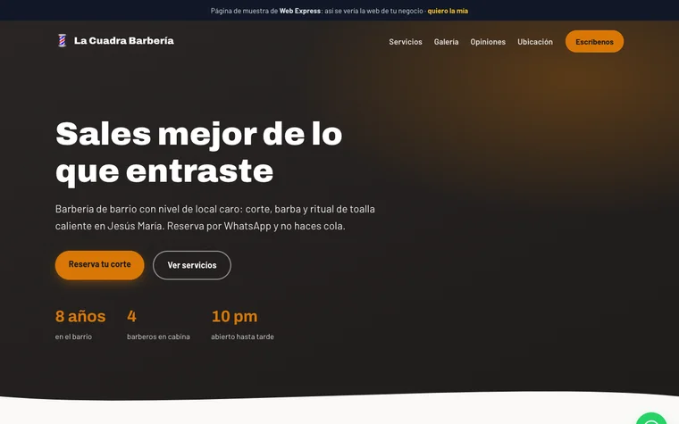 Demo barbería